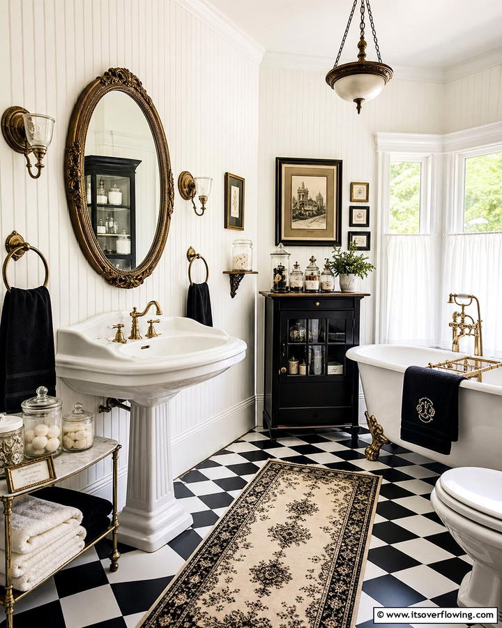 Antique Bathroom Accessories - 21 Modern Farmhouse Bathroom Ideas Blending Rustic Charm