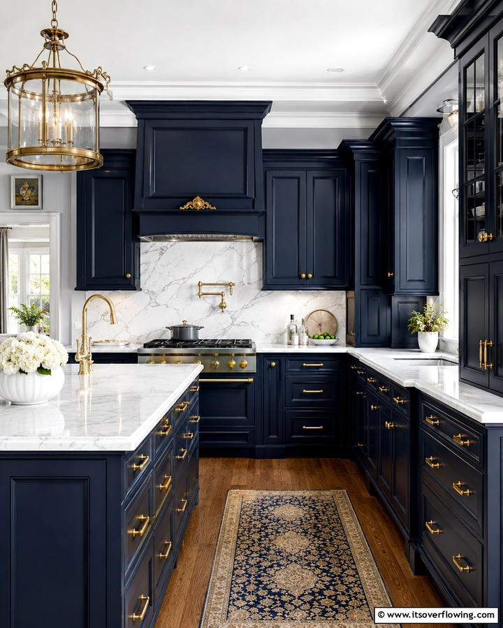 Antique Brass Hardware - 25 Vintage Kitchen Ideas for a Classic Culinary Space