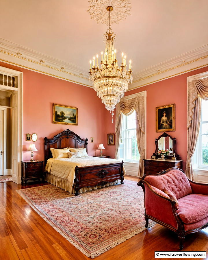 Antique Chandeliers - 25 Victorian Bedroom Ideas for Timeless Elegance