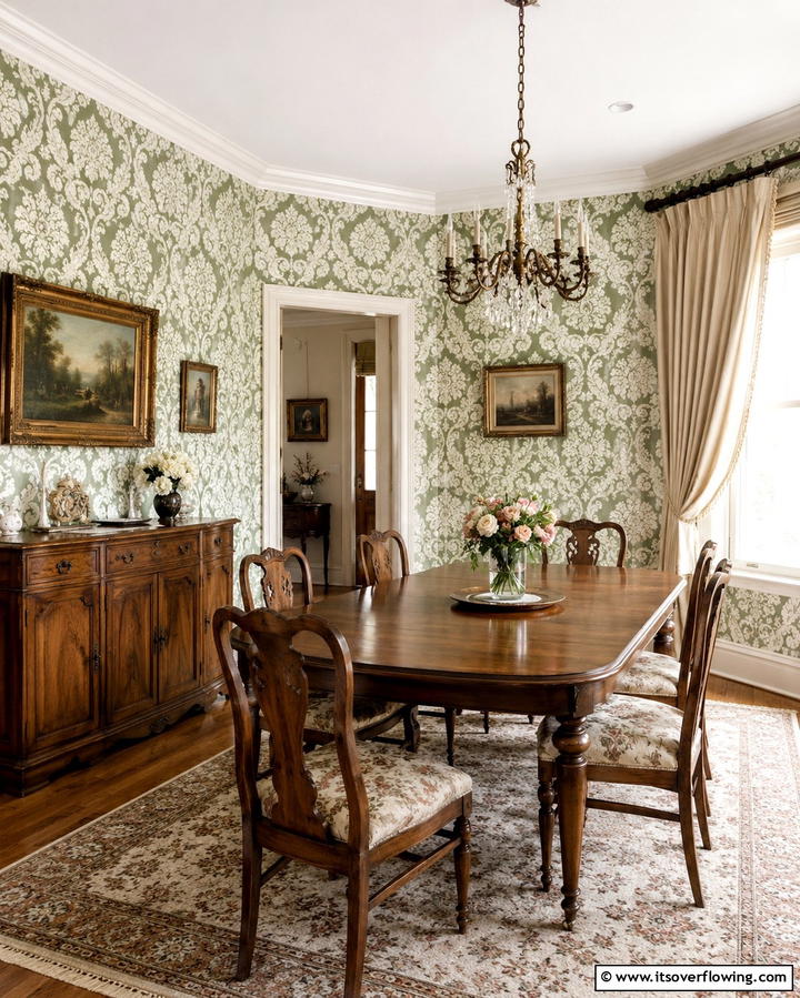 Antique Chandeliers for Timeless Elegance - 20 Vintage Dining Room Ideas for Timeless Elegance