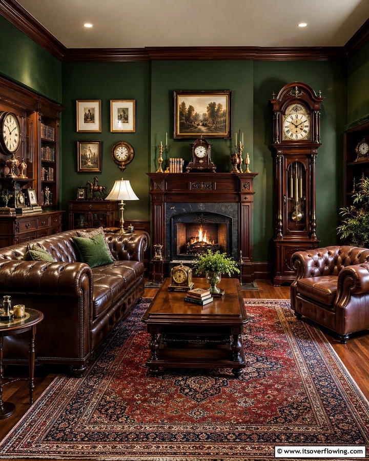 Antique Clocks and Timepieces - 25 Dark Academia Interior Design Ideas for Sophistication