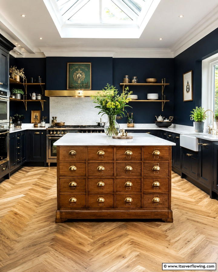 Antique Furniture Repurposing - 25 Rustic Kitchen Island Ideas for a Cozy Cooking Space