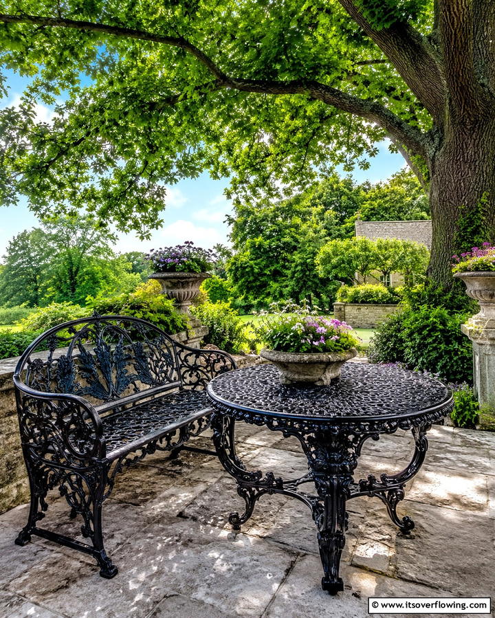 Antique Garden Furniture - 25 Gothic Garden Ideas for a Dark and Mysterious Oasis