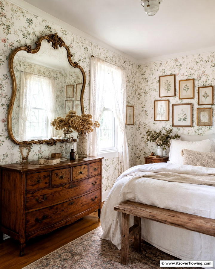 Antique MirrorsExact - 25 Cottagecore Bedroom Ideas- Cozy & Rustic Designs