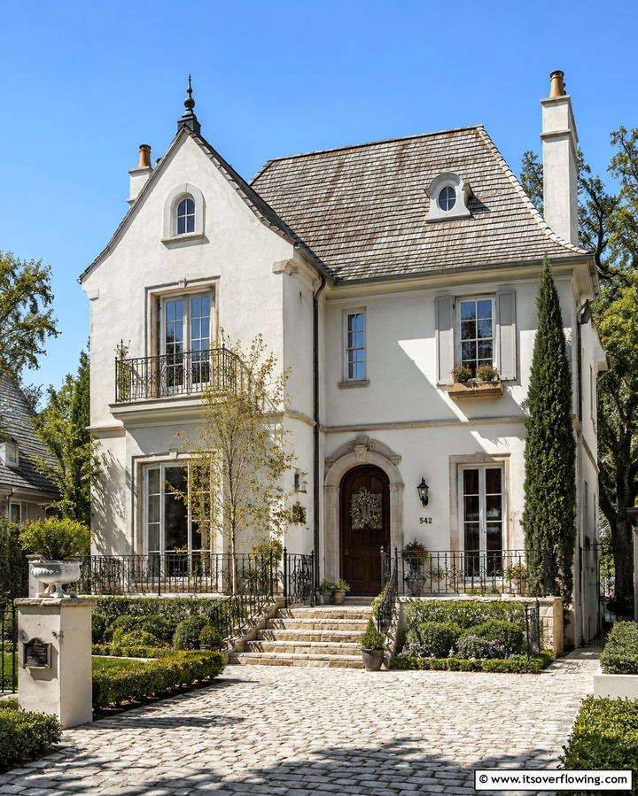 Antique Pearl - 25 Off-white Paint Colors for Home Exteriors- Timeless and Elegant