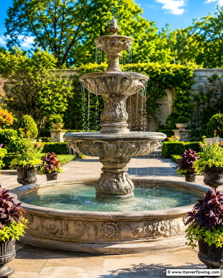 Antique Stone Fountains - 25 Gothic Garden Ideas for a Dark and Mysterious Oasis