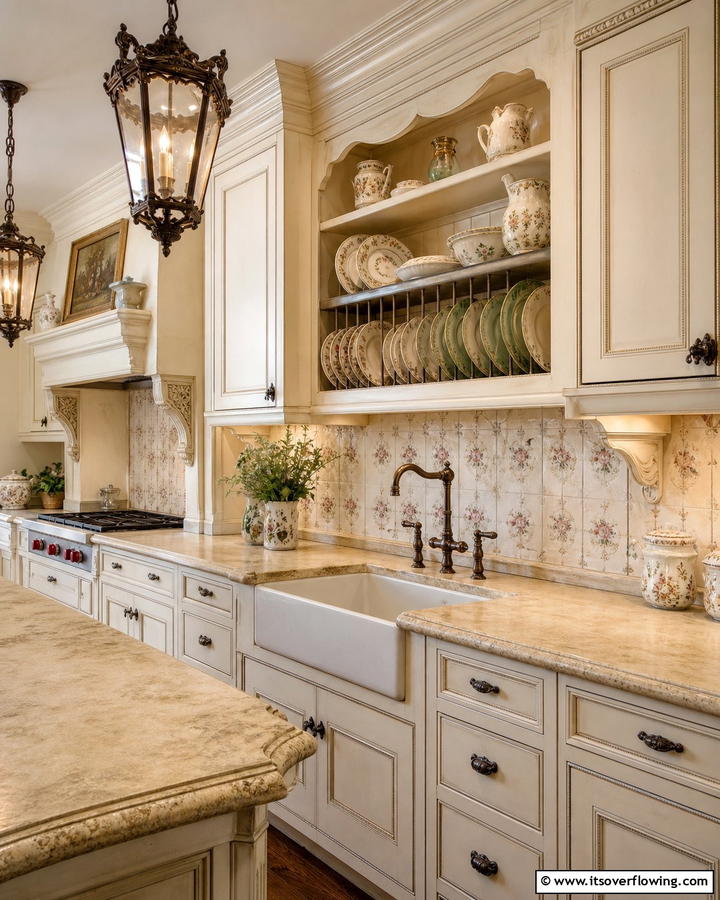 Antique Style Countertops - 21 Kitchen Countertop Ideas- Durable & Stylish Surfaces