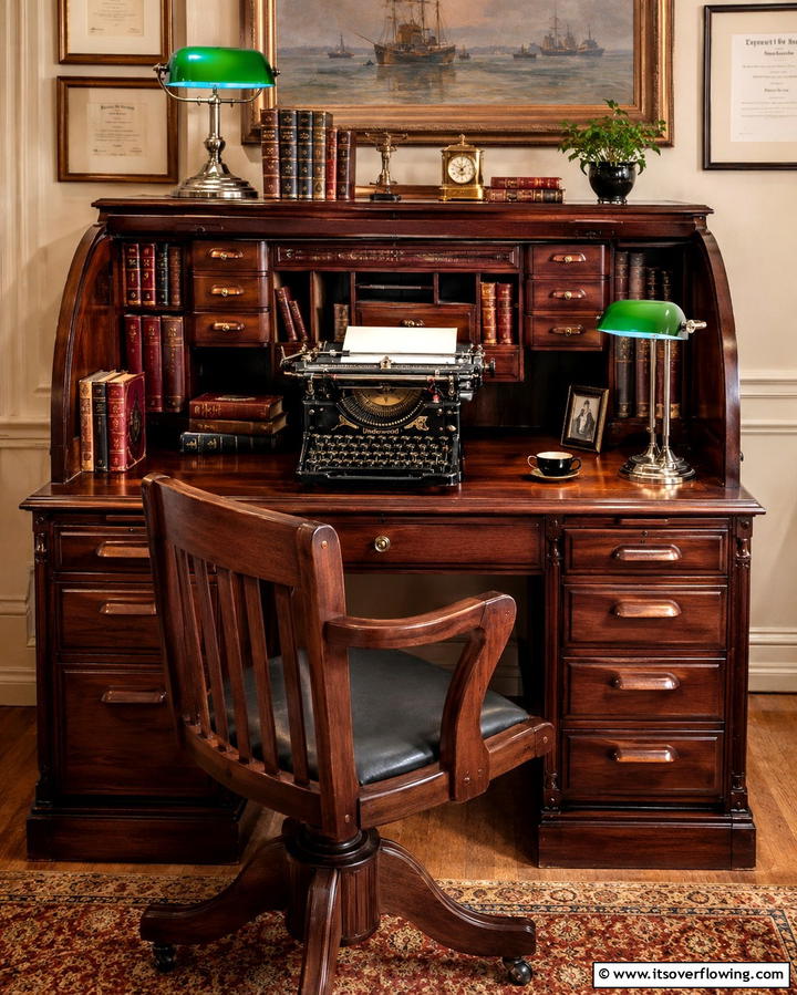 Antique Typewriters and Writing Desks - 25 Steampunk Interior Design Ideas for Unique Homes