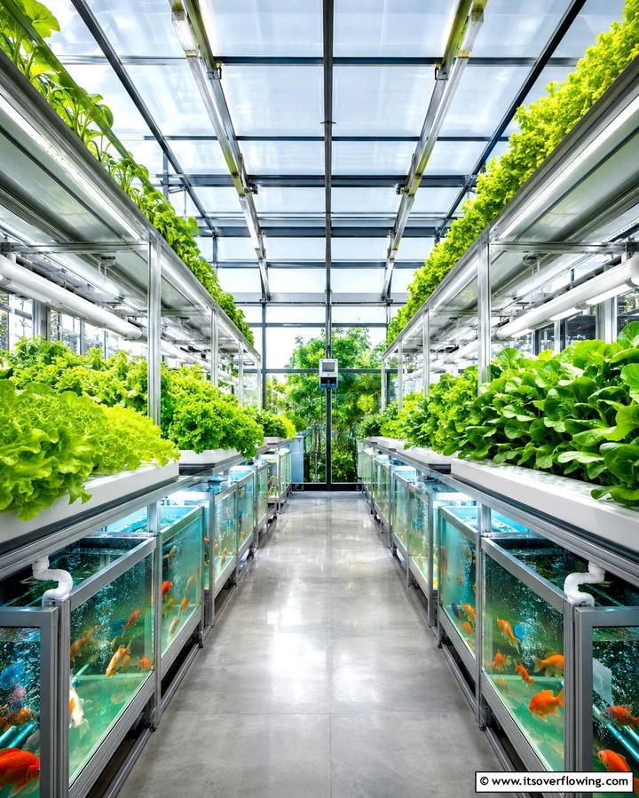 Aquaponic Garden System - 25 Greenhouse Room Ideas for a Plant Lover’s Paradise