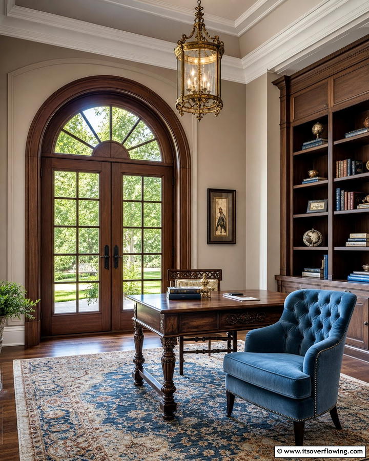 Arched Doors for Architectural Interest - 20 Home Office Door Ideas for Stylish Workspaces
