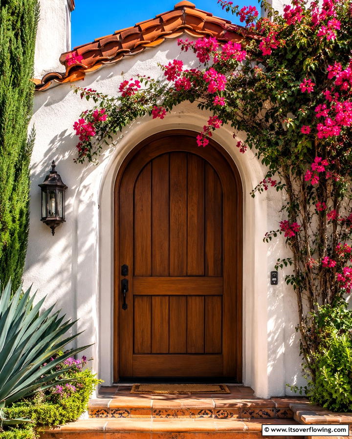Arched Doorways - 25 Spanish Style Front Door Ideas for Curb Appeal