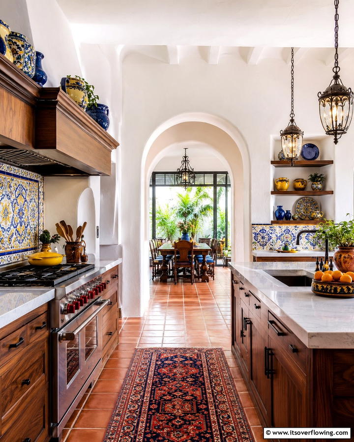 Arched Doorways - 30 Spanish Style Kitchen Ideas for Old-World Elegance