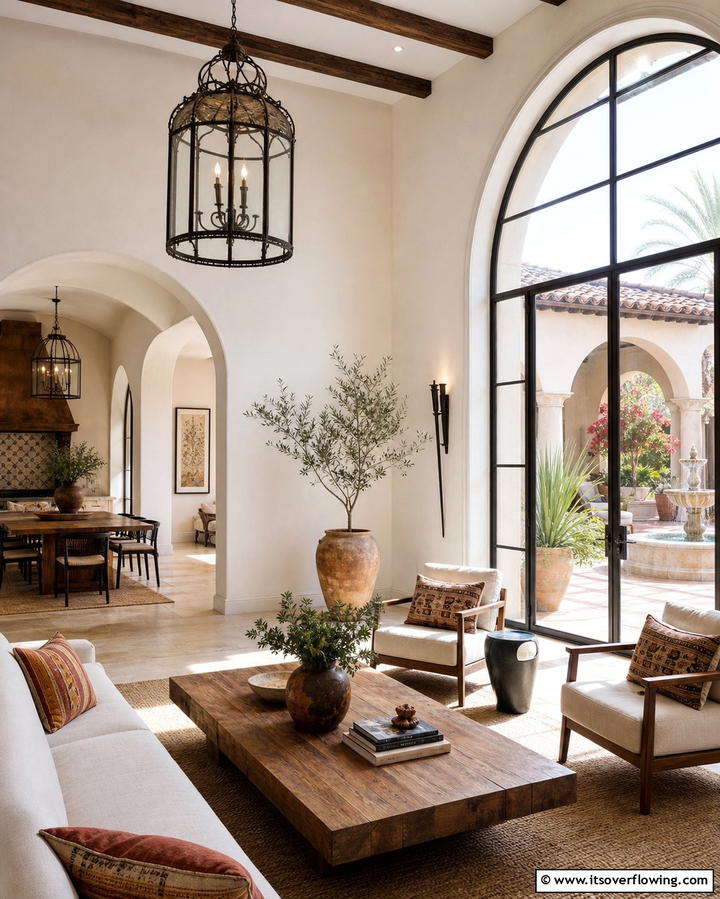 Arched Doorways and Windows - 25 Spanish Style Living Room Ideas for Timeless Elegance