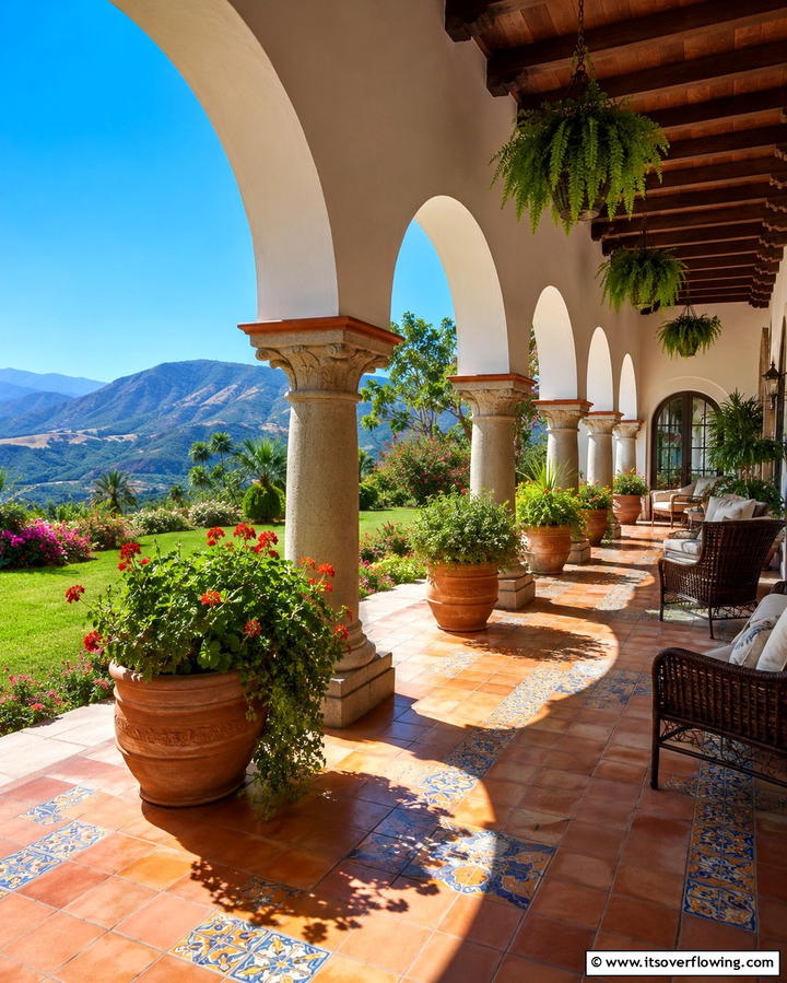 Arched Doorways and Windows - 25 Spanish Style Patio Ideas for Outdoor Living