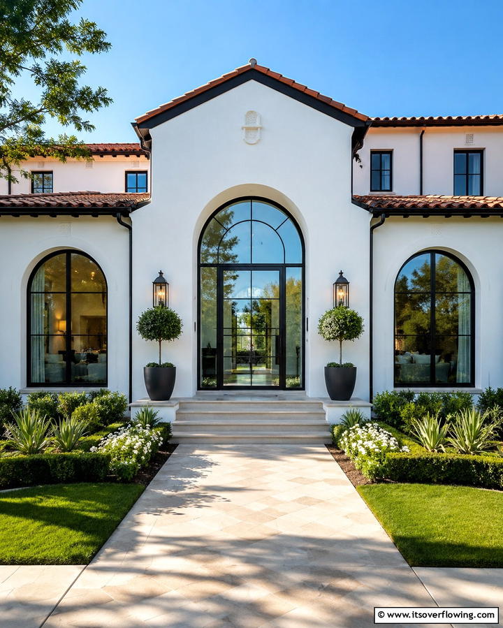 Arched Doorways and WindowsOne - 25 Spanish Style Home Exterior Ideas for Curb Appeal