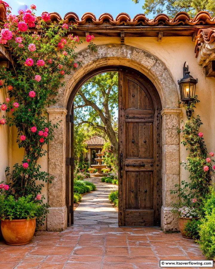 Arched Entryways - 25 Spanish Style Patio Ideas for Outdoor Living
