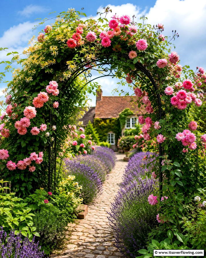 Arched Garden Trellis - 25 Trellis Ideas to Enhance Your Garden Aesthetics