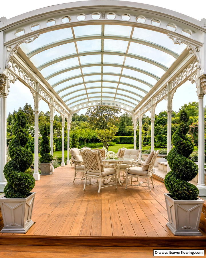 Arched Roof for an Elegant Touch - 25 Covered Deck Ideas for Year-Round Outdoor Living