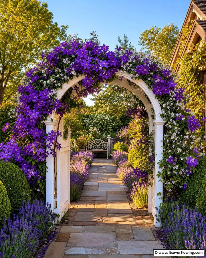 Arched Trellis - 20 Trellis Ideas for Privacy in Your Outdoor Space