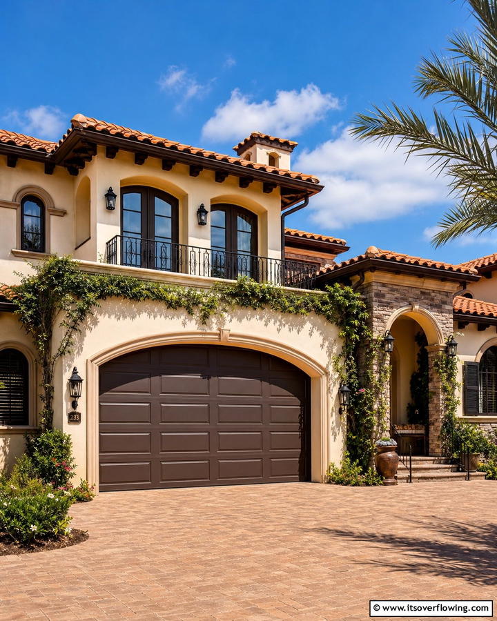 Arched Trim Design - 20 Exterior Garage Door Trim Ideas to Boost Curb Appeal
