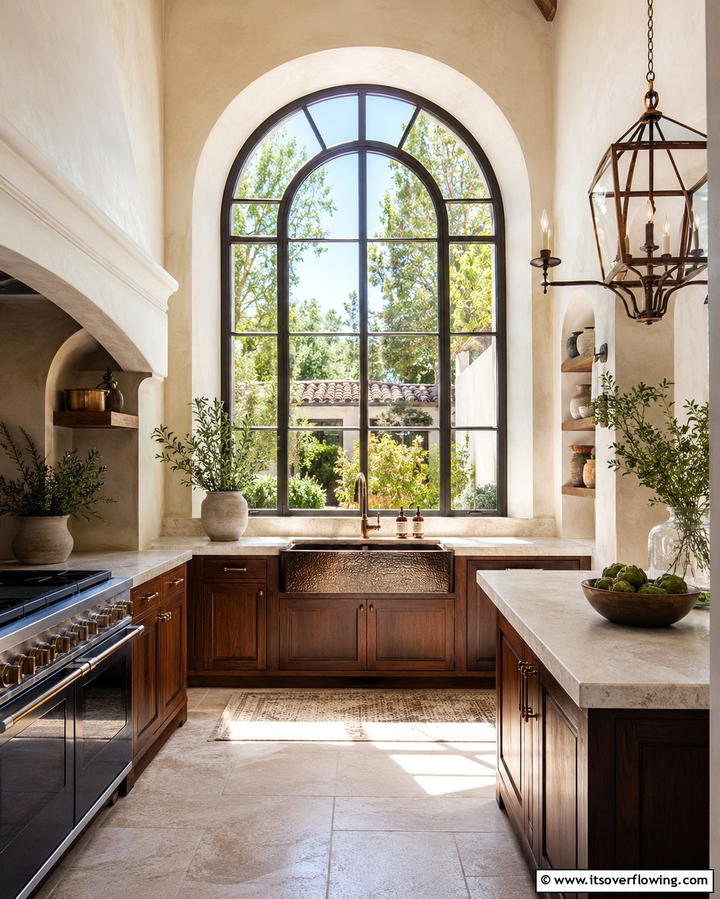 Arched Windows - 25 Kitchen Window Ideas Over Sink for Natural Light