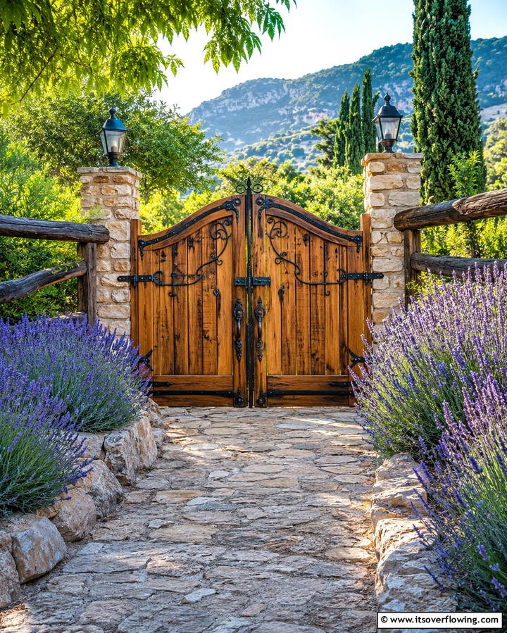 Arched Wooden Gate - 25 Fence Gate Ideas for Stylish and Secure Yards