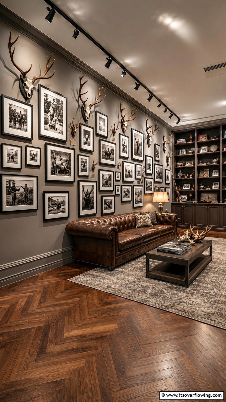 Archival Photo Gallery - 30 Hunting Trophy Room Ideas for Rustic Decor