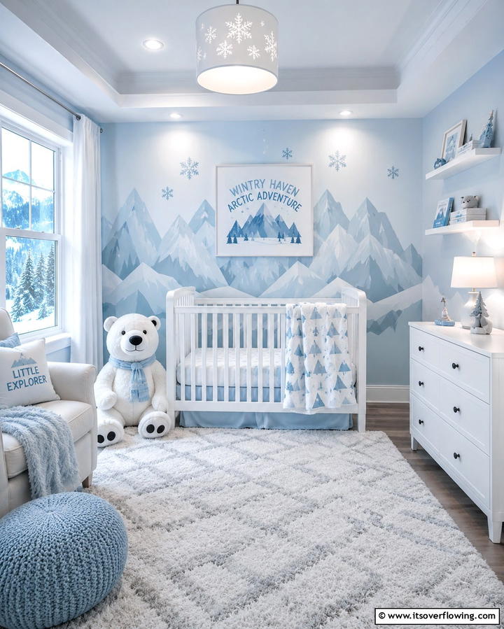 Arctic Adventure - 30 Nature Themed Nursery Ideas for a Serene Kids Room