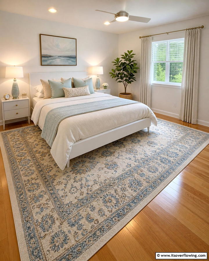 Area Rugs for Warmth - 21 Small Bedroom Organization Ideas to Maximize Space