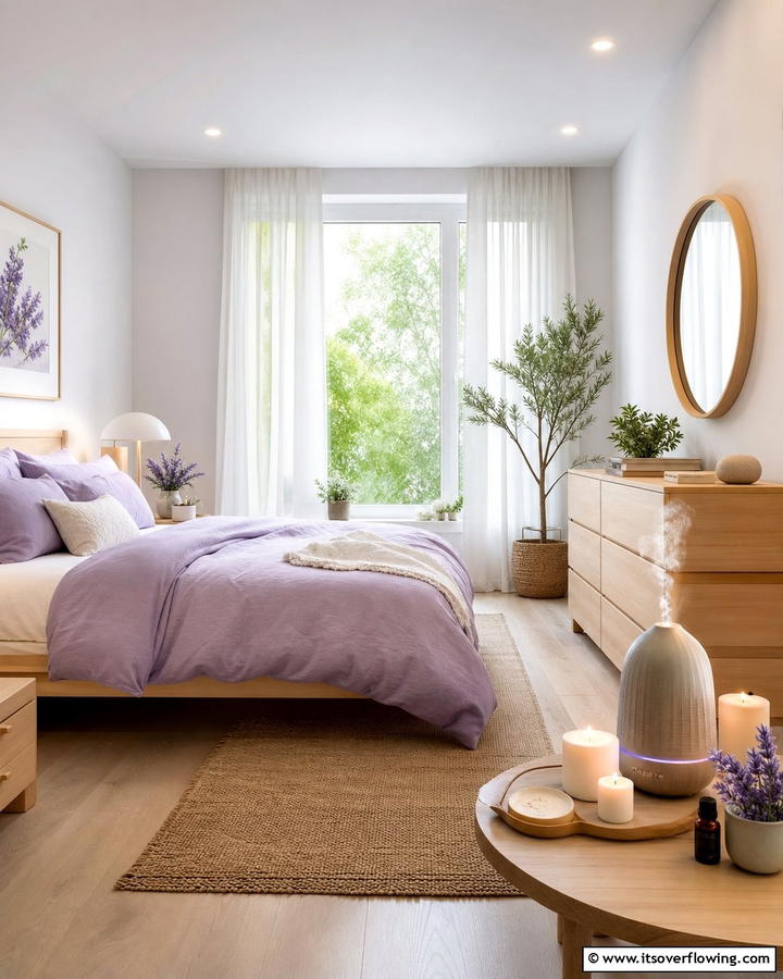 Aromatherapy for Added Calm - 17 Relaxing Bedroom Ideas for Serene Sleep Sanctuaries