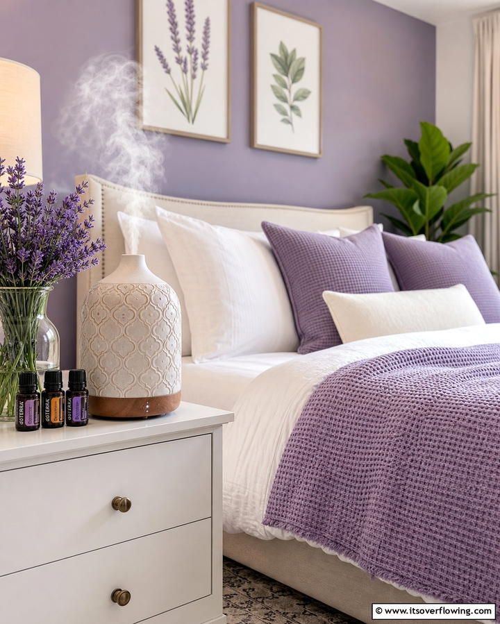 Aromatherapy for a Relaxing Atmosphere - 25 Zen Bedroom Ideas for a Calm and Serene Space