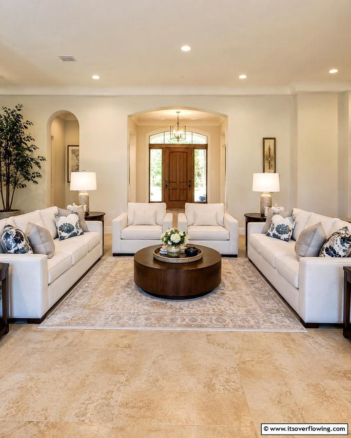 Arrange Furniture for Flow - 25 Simple Living Room Ideas for a Cozy and Inviting Space