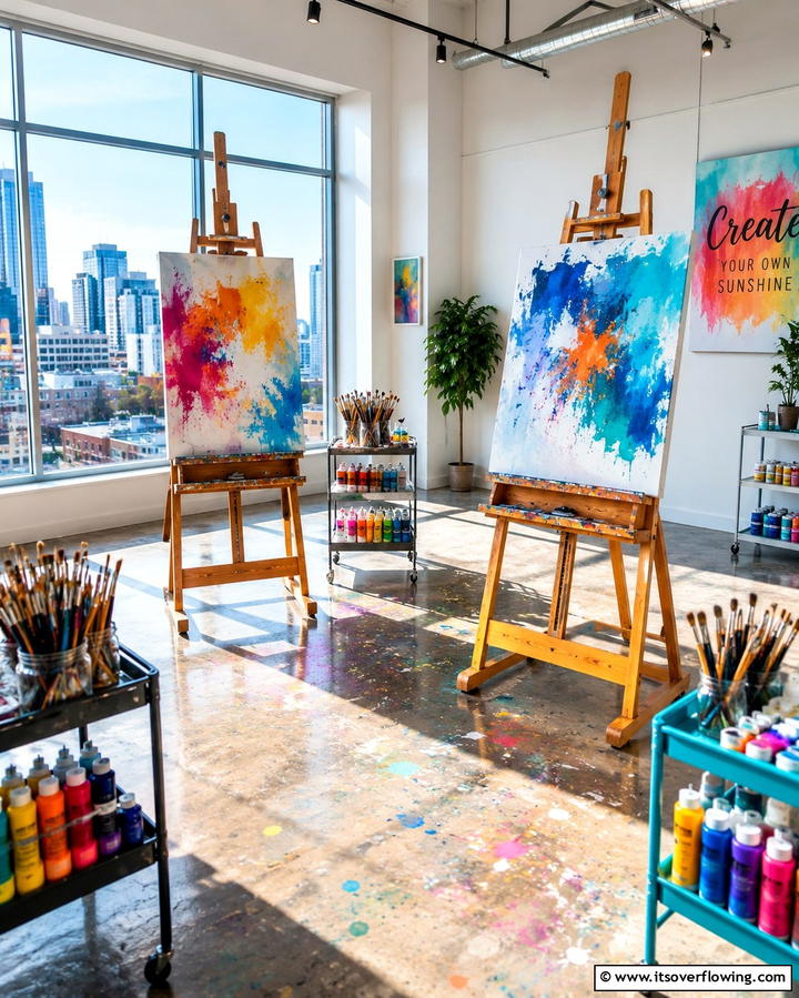 Art Class for Two - 30 Romantic Wedding Anniversary Celebration Ideas