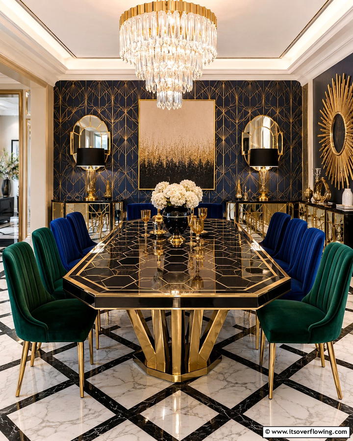 Art Deco Inspired Table - 30 Innovative Table Design Ideas for Functional Spaces