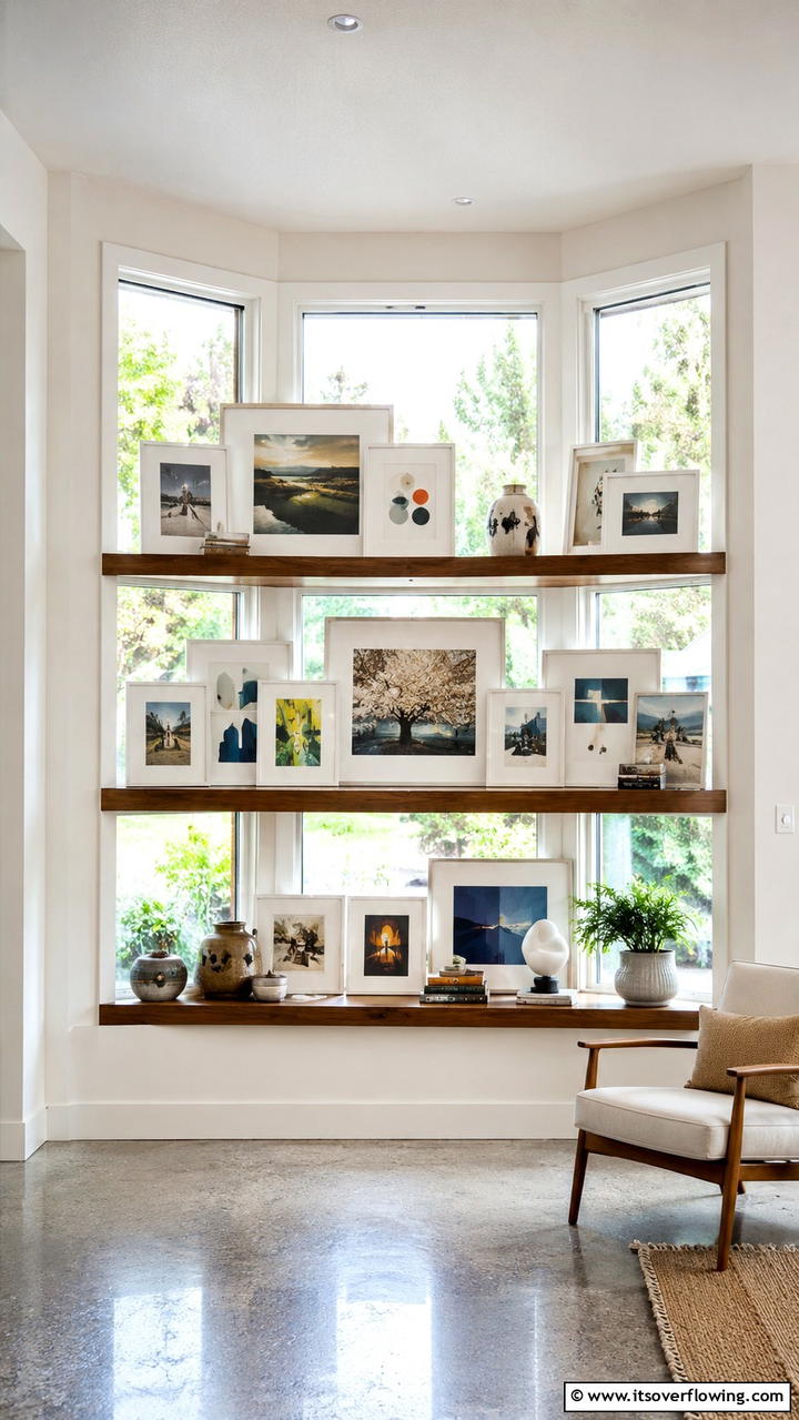 Art Display Niche - 30 Bay Window Ideas to Brighten and Expand Your Space