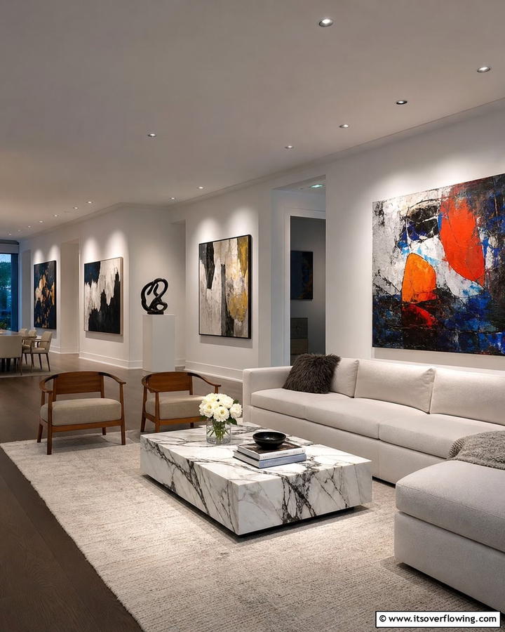 Art Display Spotlights - 20 Recessed Lighting Ideas for Modern Home Illumination