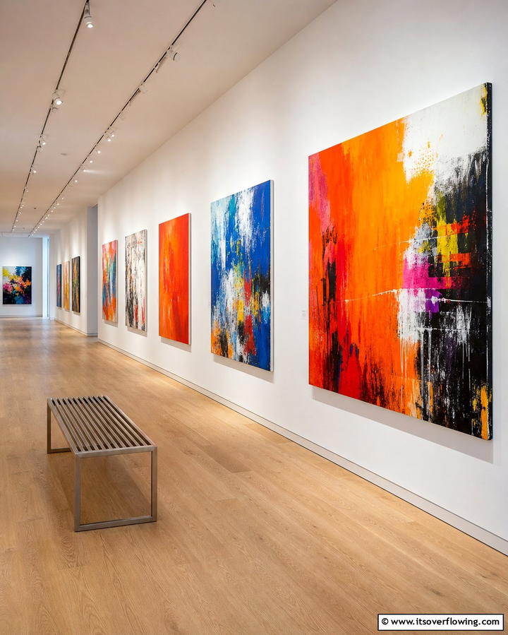 Art Gallery Vibes - 25 Narrow Hallway Ideas to Maximize Space and Style