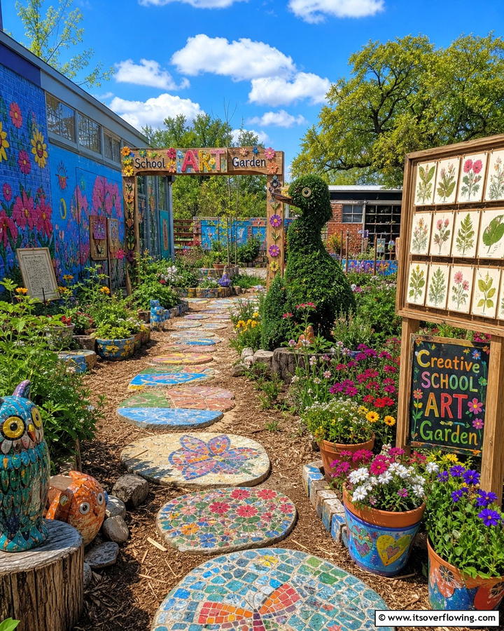 Art Garden - 20 Inspiring School Garden Ideas to Engage and Educate
