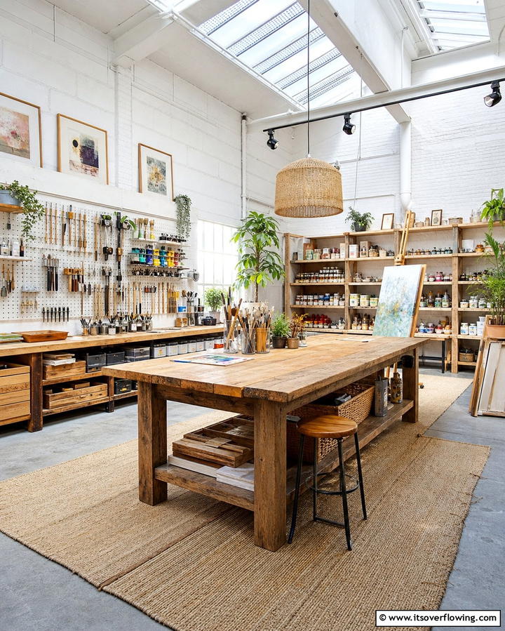 Art Studio Haven - 25 Den Ideas to Create a Comfortable Retreat
