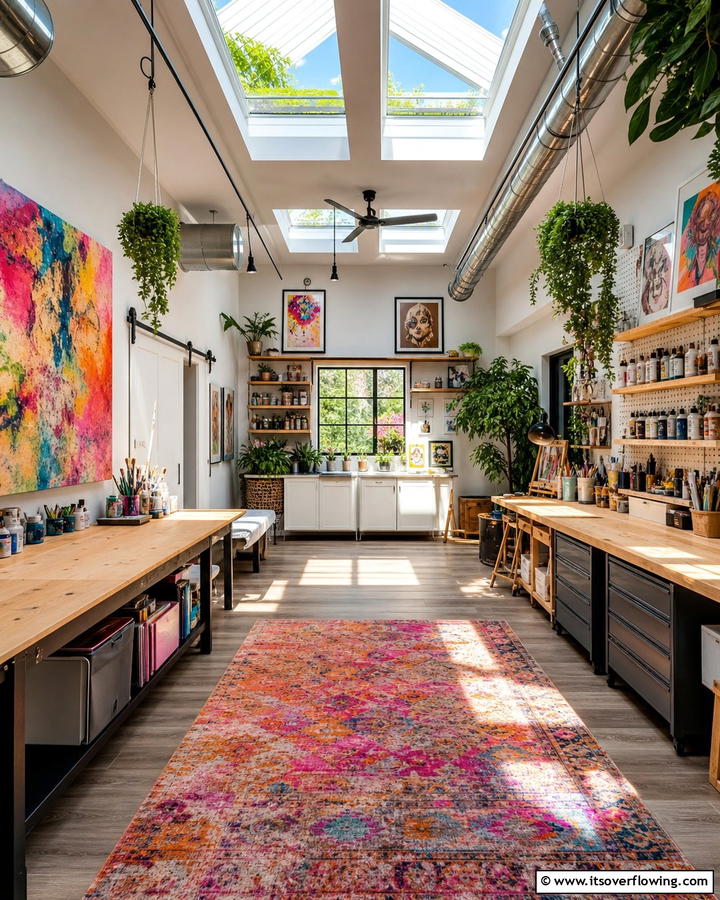 Art Studio Haven - 21 Bonus Room Ideas to Maximize Unused Spaces