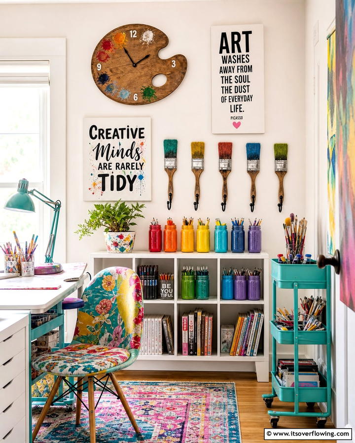 Art Themed Decor - 25 Art Room Ideas for Creative Inspiration