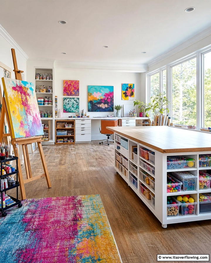 Art and Craft Studio - 25 Morning Room Ideas to Brighten Your Day
