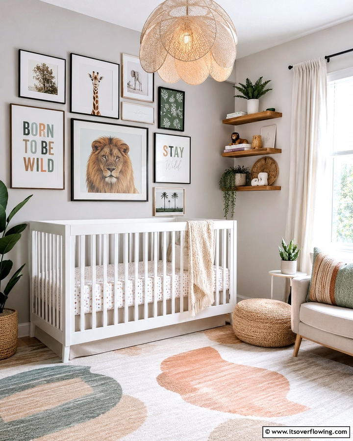 Artful Accent Arrangements - 30 Small Nursery Ideas for Adorable Compact Spaces