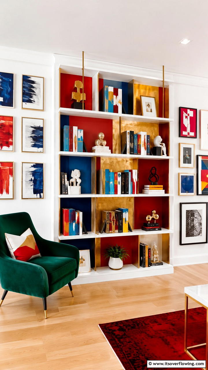 Artful Book Art - 30 Creative Bookshelf Decor Ideas for Organized Living Spaces
