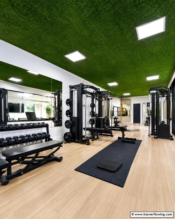 Artificial Grass Ceilings - 25 Green Ceiling Ideas for a Unique and Bold Statement