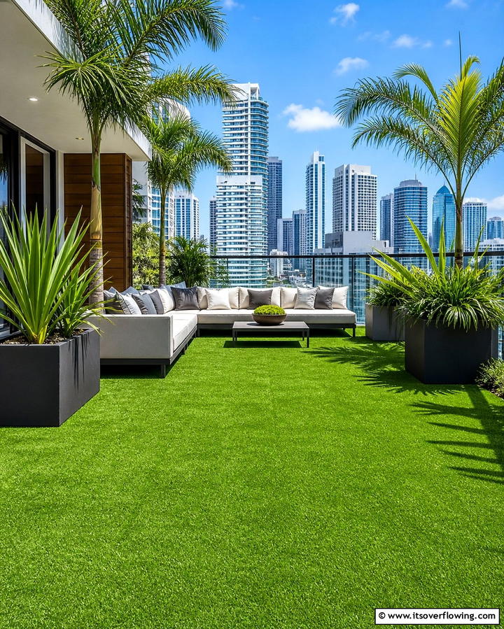 Artificial Turf Decking for a Green Oasis - 25 Deck Flooring Ideas for a Beautiful Outdoor Space