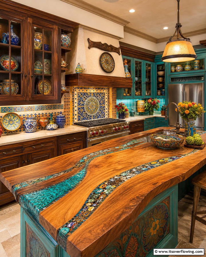 Artisan Crafted Countertop Creations - 30 Kitchen Counter Decor Ideas to Elevate Your Space