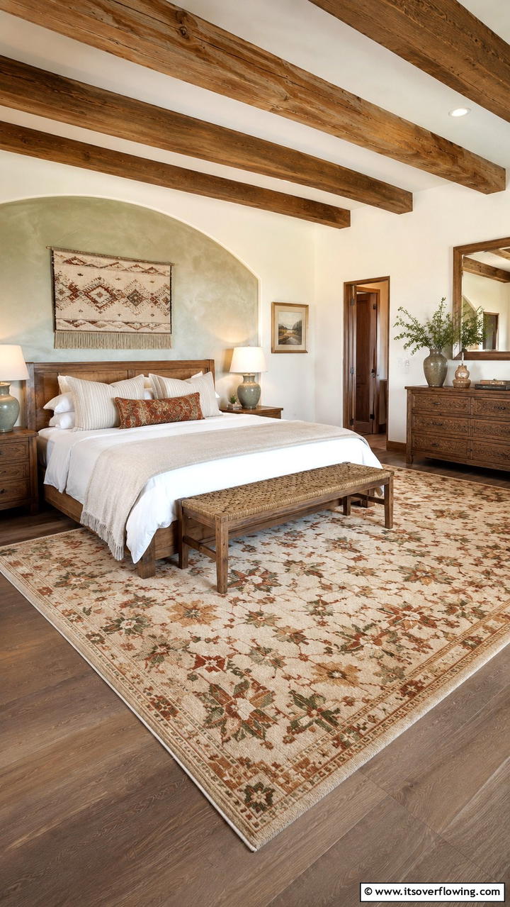 Artisan Crafted Details - 30 Bedroom Rug Ideas to Anchor and Elevate Your Decor