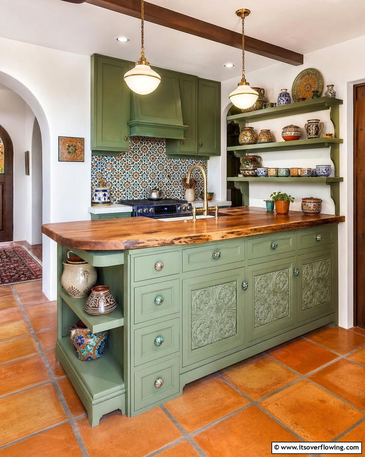 Artisan Crafted Details - 21 Kitchen Peninsula Ideas for Functional Layouts
