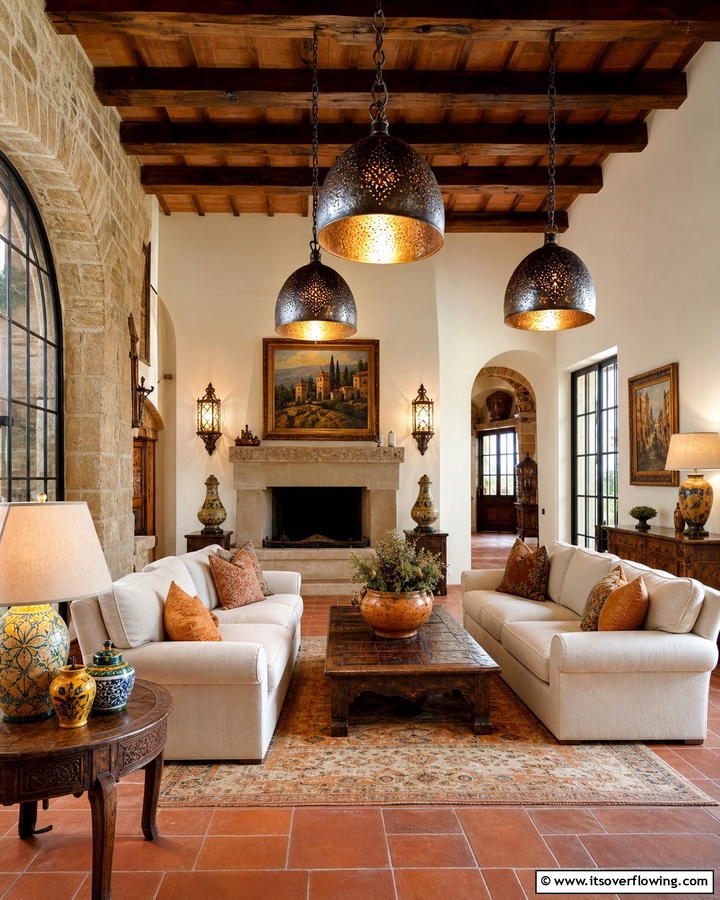 Artisan Made Lighting - 30 Tuscan Interior Design Ideas for Earthy Mediterranean Style